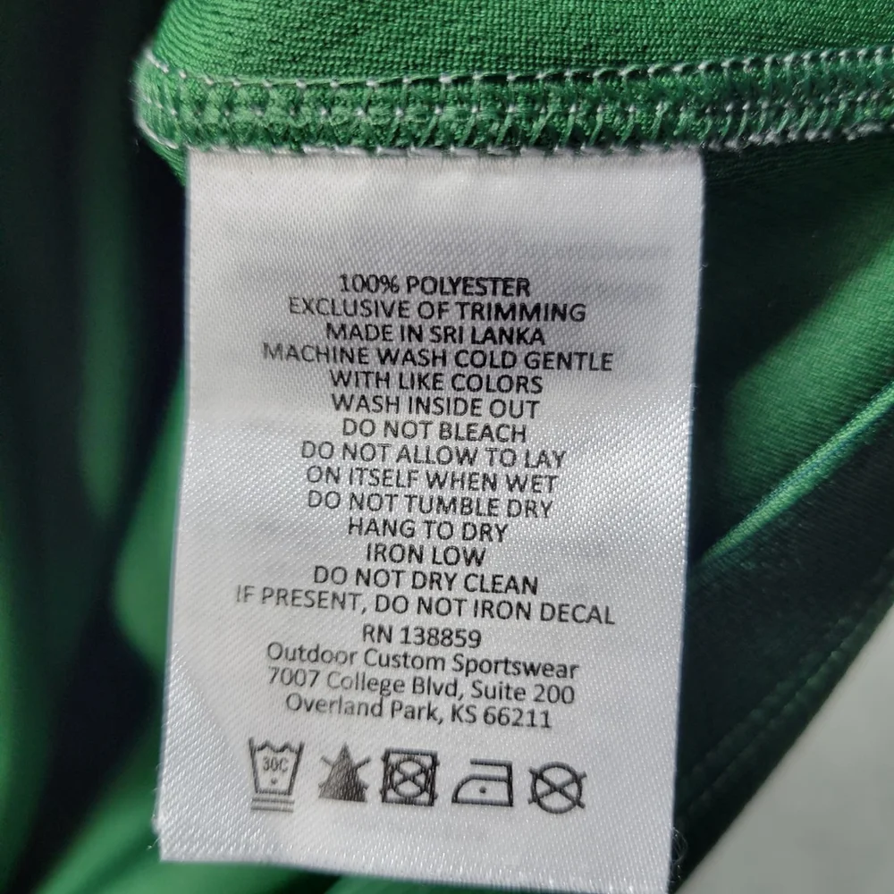 Columbia Mens Omni-Wick Shotgun 1/4 Zip Pullover Green Golf Performance Shirt L - Picture 7 of 9